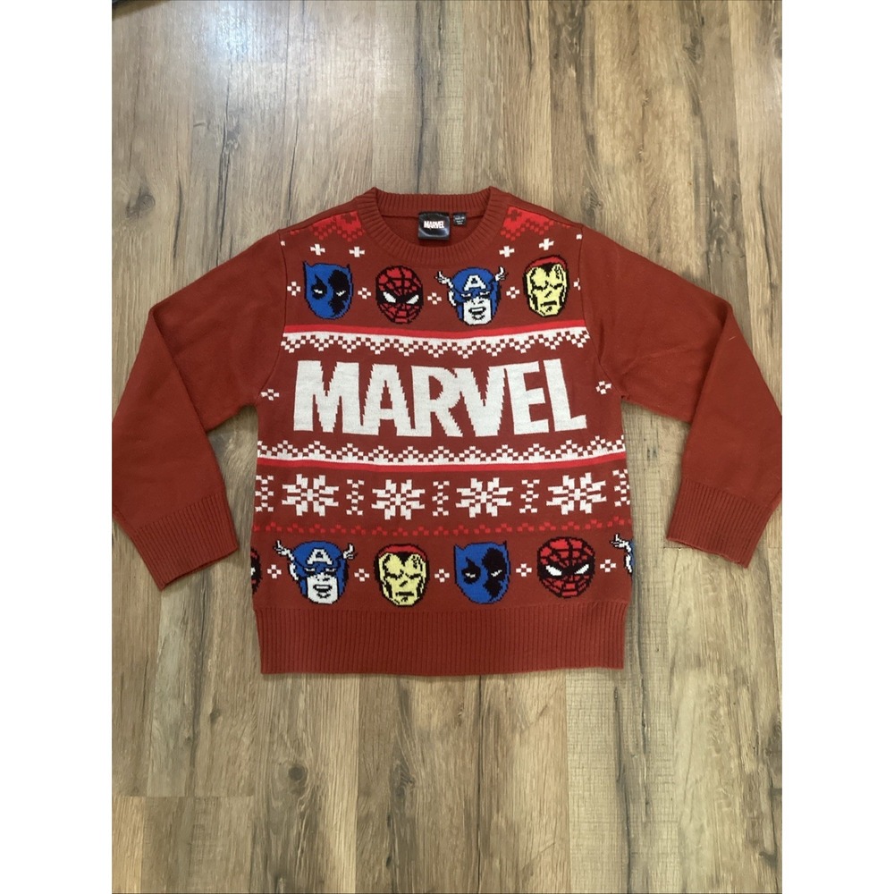 Marvel Kid's Character Holiday Sweater Size XS‎ Christmas Spider-Man
